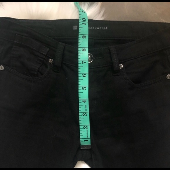 BCBGMaxAzaria Black May Skinny Ankle Zip Jeans - Picture 8 of 8